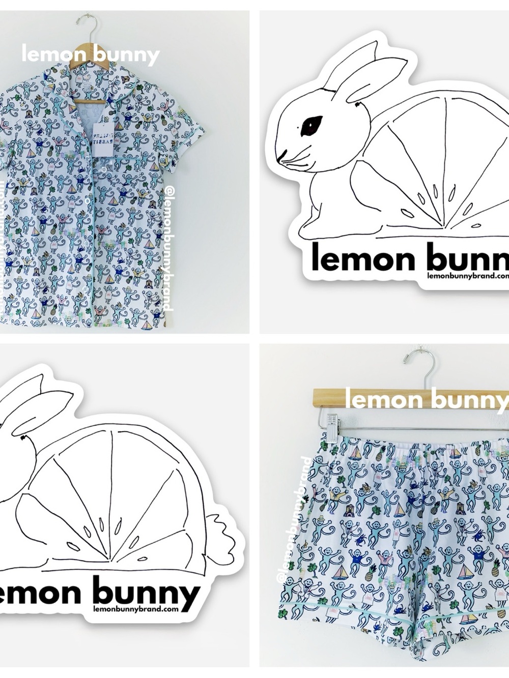 Roller Rabbit Charleston Monkey Polo Pajamas in White Monkey Size XS New NWT